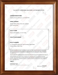 Disney FAMA (Facility and Merchandise Authorization) for Wenzhou 360 Inflatable Co., Ltd., authorizing production of Disney-branded products, FAMA ID 13YV2SLDF16W